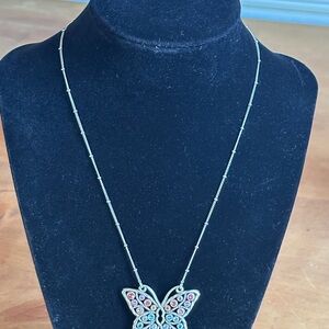 Brington Halo Gems Monarch Necklace